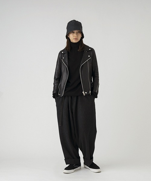 SUBLIME（サブライム）の「【SUBLIME / サブライム】フェイクレザー セーラーハット キャンプ アウトドア ユニセックス 大人カジュアル（ハット・レディース・キャメル/カーキ/グレー・FREE）」の7枚目の写真