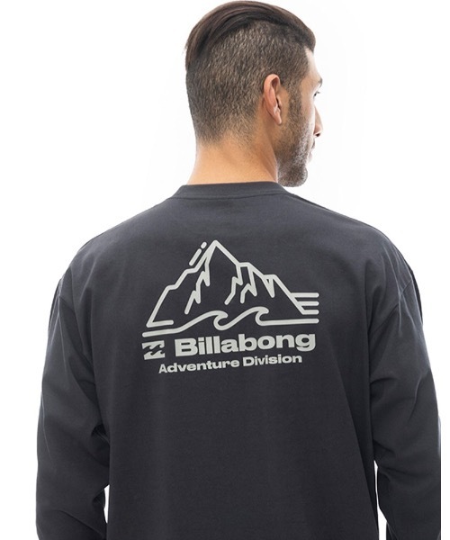 BILLABONG（ビラボン）の「BILLABONG メンズ 【A/Div.】 ADIV LS ロンT 【2024年春夏モデル】/ビラボンマウンテンモチーフバックプリントリラックスフィットロングスリーブカットソー（Tシャツ/カットソー・メンズ・ホワイト/オフホワイト/グリーン系その他・LARGE/X-LARGE/MEDIUM）」の2枚目の写真