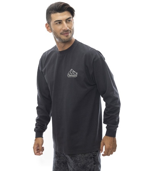 BILLABONG（ビラボン）の「BILLABONG メンズ 【A/Div.】 ADIV LS ロンT 【2024年春夏モデル】/ビラボンマウンテンモチーフバックプリントリラックスフィットロングスリーブカットソー（Tシャツ/カットソー・メンズ・ホワイト/オフホワイト/グリーン系その他・LARGE/X-LARGE/MEDIUM）」の8枚目の写真