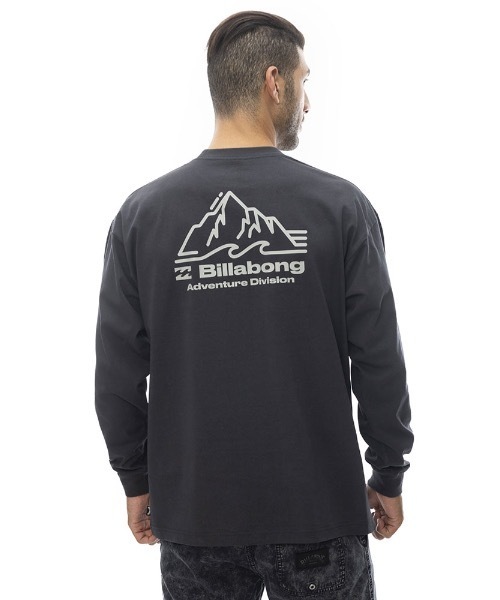 BILLABONG（ビラボン）の「BILLABONG メンズ 【A/Div.】 ADIV LS ロンT 【2024年春夏モデル】/ビラボンマウンテンモチーフバックプリントリラックスフィットロングスリーブカットソー（Tシャツ/カットソー・メンズ・ホワイト/オフホワイト/グリーン系その他・LARGE/X-LARGE/MEDIUM）」の9枚目の写真