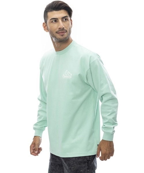 BILLABONG（ビラボン）の「BILLABONG メンズ 【A/Div.】 ADIV LS ロンT 【2024年春夏モデル】/ビラボンマウンテンモチーフバックプリントリラックスフィットロングスリーブカットソー（Tシャツ/カットソー・メンズ・ホワイト/オフホワイト/グリーン系その他・LARGE/X-LARGE/MEDIUM）」の11枚目の写真