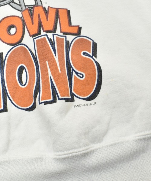 NBA/NFL/NHL/MLB（エヌビーエーエヌエフエルエヌエイチエルエムエルビー）の「【ヴィンテージ古着】90's NFL Dallas Cowboys プリント クルーネックスウェット USA製（スウェット・メンズ・ホワイト・LARGE）」の5枚目の写真