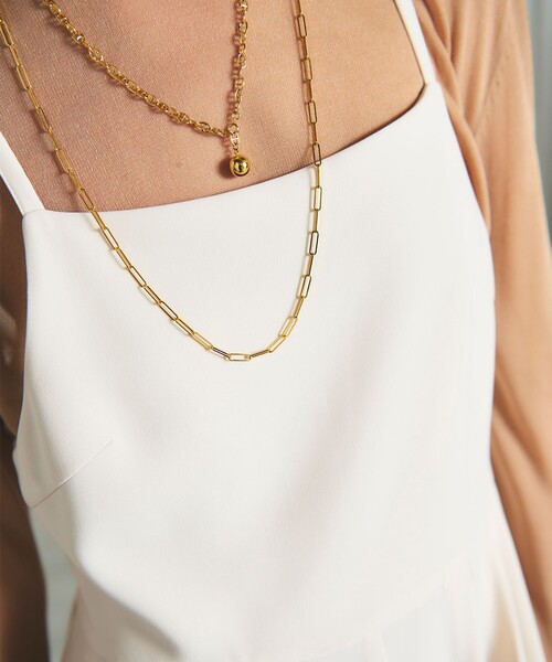 GRACE CONTINENTAL（グレースコンチネンタル）の「アンカーチェーンネックレス（ネックレス・レディース・シルバー/ゴールド・FREE）」の6枚目の写真