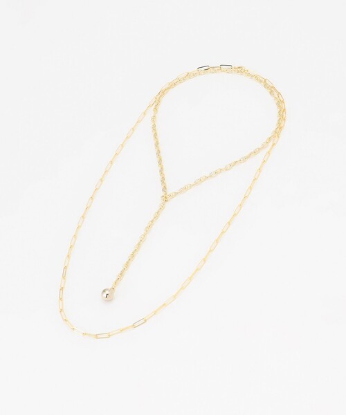 GRACE CONTINENTAL（グレースコンチネンタル）の「アンカーチェーンネックレス（ネックレス・レディース・シルバー/ゴールド・FREE）」の9枚目の写真