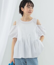 Ray BEAMS | Ray BEAMS / ショルダー オープン ブラウス(シャツ/ブラウス)