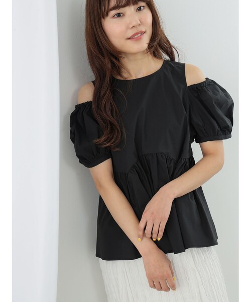 Ray BEAMS / ショルダー オープン ブラウス Ray BEAMS（レイビームス）の「Ray BEAMS / ショルダー オープン