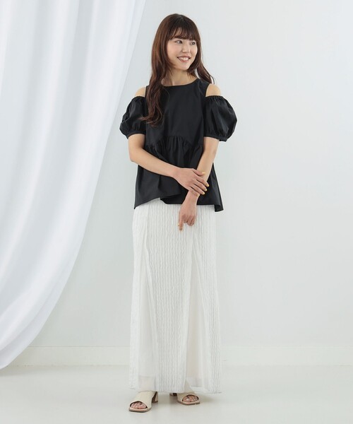 Ray BEAMS / ショルダー オープン ブラウス Ray BEAMS（レイビームス）の「Ray BEAMS / ショルダー オープン
