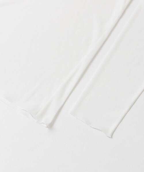 F by ROSSO（エフバイロッソ）の「F by ROSSO　シアーハイネックプルオーバー（Tシャツ/カットソー・レディース・ネイビー/オフホワイト・FREE）」の21枚目の写真