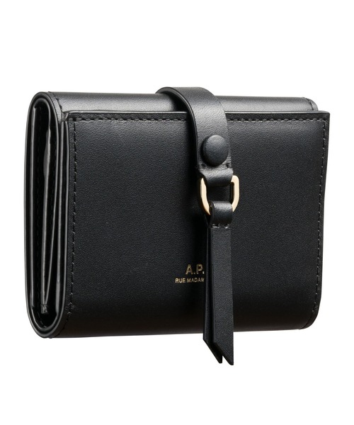 【関税込み】A.P.C. ブルー Noa 三つ折り財布 Noa trifold ウォレット｜FEMME ｜A.P.C. | アーペーセー日本