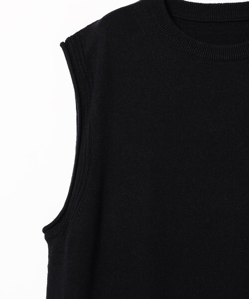 crepuscule(クレプスキュール)の「crepuscule / Silk Linen Nosleeve(ベスト・メンズ・ブラック・M/L/XL)」の9枚目の写真