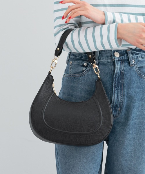 AULENTTI（オウレンティ）の「AULENTTI　レザーショルダーBAG（ハンドバッグ・レディース・オリーブ/ブラック・FREE）」の18枚目の写真