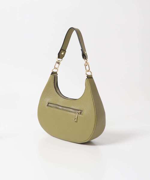 AULENTTI（オウレンティ）の「AULENTTI　レザーショルダーBAG（ハンドバッグ・レディース・オリーブ/ブラック・FREE）」の8枚目の写真