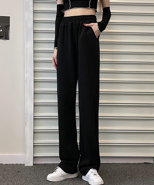 SHEPP(シープ)の「サイドハートライン スウェットパンツ(スウェットパンツ・レディース・ホワイト/ライトグレー/チャコール/ブラック・S/M/L)」の19枚目の写真