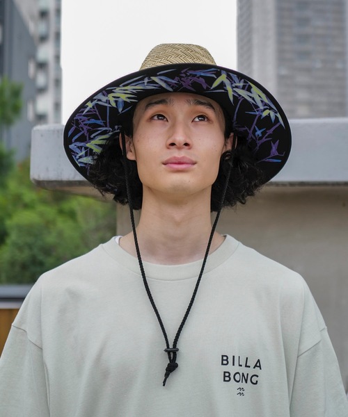 ビラボン メンズ 帽子 アクセサリー Tides Print July Straw Hat
