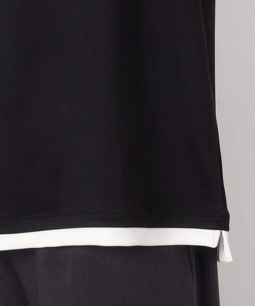COMME CA ISM(コムサイズム)の「フェイクレイヤード 七分袖 Tシャツ(Tシャツ/カットソー・メンズ・ミント/グレイッシュベージュ/ブラック/ホワイト・MEDIUM/LARGE/X-LARGE)」の19枚目の写真