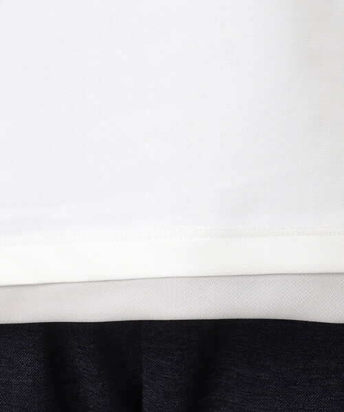COMME CA ISM(コムサイズム)の「フェイクレイヤード 七分袖 Tシャツ(Tシャツ/カットソー・メンズ・ミント/グレイッシュベージュ/ブラック/ホワイト・MEDIUM/LARGE/X-LARGE)」の20枚目の写真