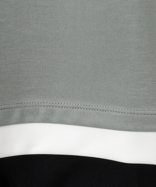 COMME CA ISM(コムサイズム)の「フェイクレイヤード 七分袖 Tシャツ(Tシャツ/カットソー・メンズ・ミント/グレイッシュベージュ/ブラック/ホワイト・MEDIUM/LARGE/X-LARGE)」の22枚目の写真