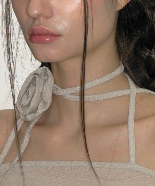 CRANK（クランク）の「A'GEM/9 × .kom 『CRANK/クランク』 ROSE STRING Off SHOULDER TOP/ローズオフショルダートップス（その他トップス・レディース・ブラック/ベージュ/ピンク・FREE）」の18枚目の写真