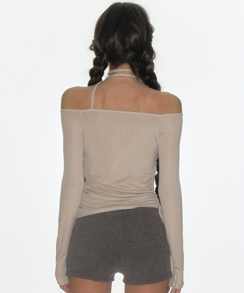 CRANK（クランク）の「A'GEM/9 × .kom 『CRANK/クランク』 ROSE STRING Off SHOULDER TOP/ローズオフショルダートップス（その他トップス・レディース・ブラック/ベージュ/ピンク・FREE）」の17枚目の写真