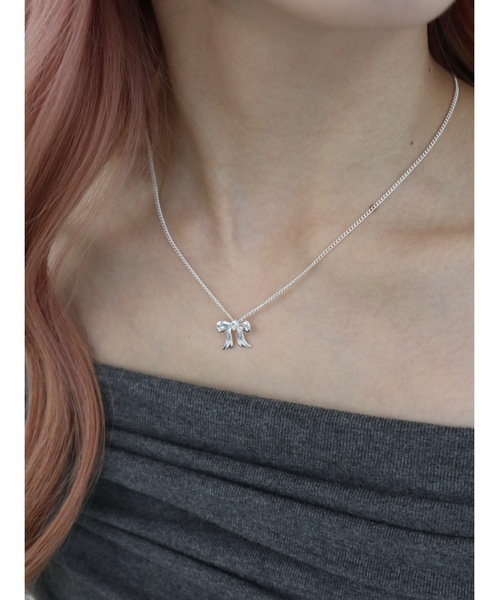 jumelle（ジュメロ）の「silver ribbon necklace（ネックレス）」 - WEAR