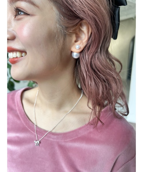 jumelle（ジュメロ）の「silver ribbon necklace（ネックレス・レディース・シルバー・FREE）」の9枚目の写真