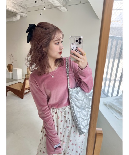 jumelle（ジュメロ）の「silver ribbon necklace（ネックレス・レディース・シルバー・FREE）」の11枚目の写真