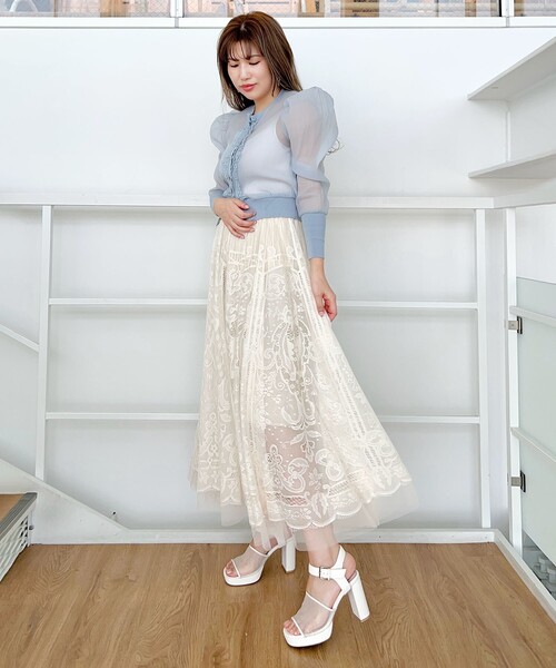 ESPERANZA(エスペランサ)の「ラメチュールコンビサンダル 24SS(サンダル・レディース・パープル系/アイボリー/ブラック・S/M/L/LL)」の19枚目の写真