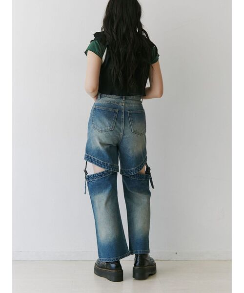 jouetie(ジュエティ)の「エアリーフリルノースリブラウス【セットアップ対応】(シャツ/ブラウス・レディース・イエロー/オフホワイト/ブラック・MEDIUM)」の7枚目の写真