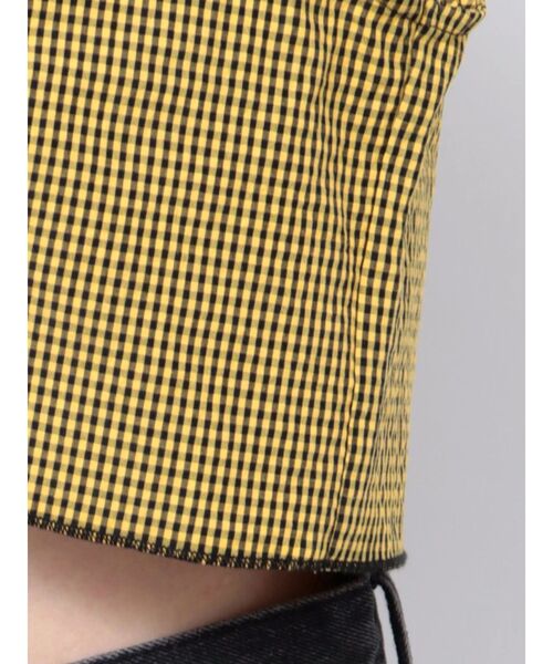 jouetie(ジュエティ)の「エアリーフリルノースリブラウス【セットアップ対応】(シャツ/ブラウス・レディース・イエロー/オフホワイト/ブラック・MEDIUM)」の13枚目の写真