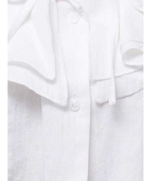 jouetie(ジュエティ)の「エアリーフリルノースリブラウス【セットアップ対応】(シャツ/ブラウス・レディース・イエロー/オフホワイト/ブラック・MEDIUM)」の16枚目の写真