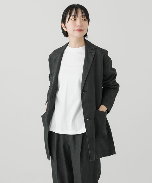 かぐれ（カグレ）の「クルーネック長袖カットソー（Tシャツ/カットソー・レディース・オフホワイト/オートミール・FREE）」の11枚目の写真