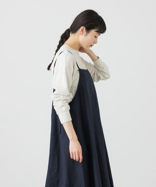 かぐれ（カグレ）の「クルーネック長袖カットソー（Tシャツ/カットソー・レディース・オフホワイト/オートミール・FREE）」の13枚目の写真