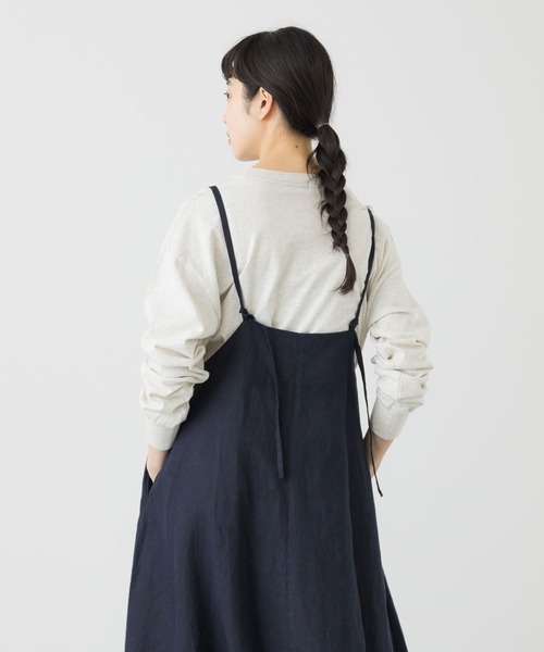 かぐれ（カグレ）の「クルーネック長袖カットソー（Tシャツ/カットソー・レディース・オフホワイト/オートミール・FREE）」の14枚目の写真