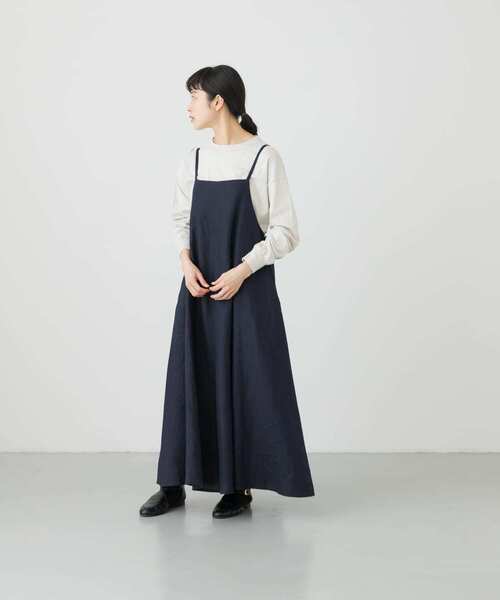 かぐれ（カグレ）の「クルーネック長袖カットソー（Tシャツ/カットソー・レディース・オフホワイト/オートミール・FREE）」の15枚目の写真