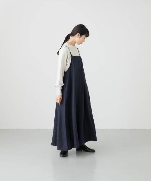 かぐれ（カグレ）の「クルーネック長袖カットソー（Tシャツ/カットソー・レディース・オフホワイト/オートミール・FREE）」の18枚目の写真