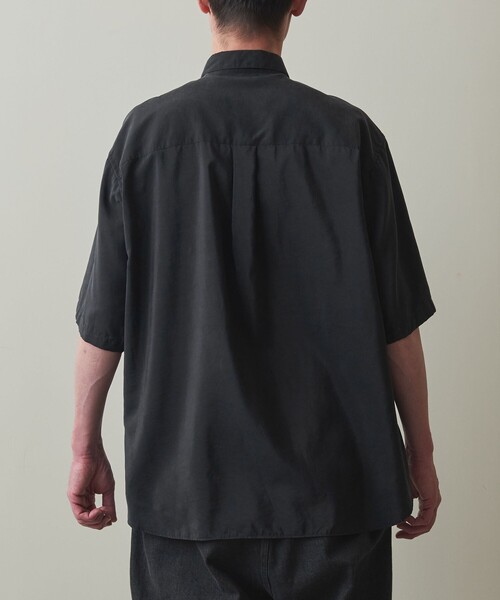 Steven Alanシルク レギュラーカラー ショート スリーブ シャツ Steven Alan（スティーブンアラン）の「＜Steven Alan＞ シルク