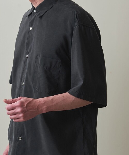Steven Alanシルク レギュラーカラー ショート スリーブ シャツ Steven Alan（スティーブンアラン）の「＜Steven Alan＞ シルク