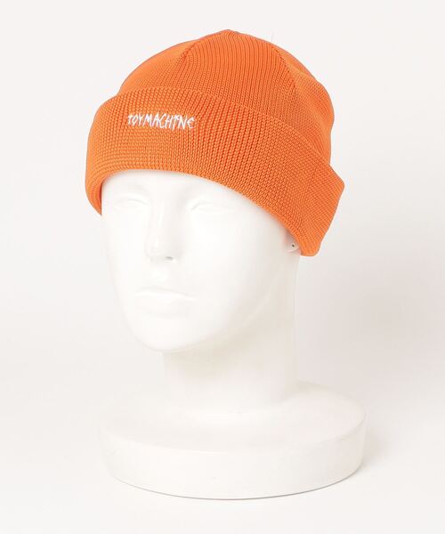 TOY MACHINE(トイ マシーン)の「TOY MACHINE/トイマシーン ビーニー ダブル 2WAY POLYESTER 241045004(ニットキャップ/ビーニー・メンズ・ブラック/オレンジ/ネイビー・FREE)」の5枚目の写真
