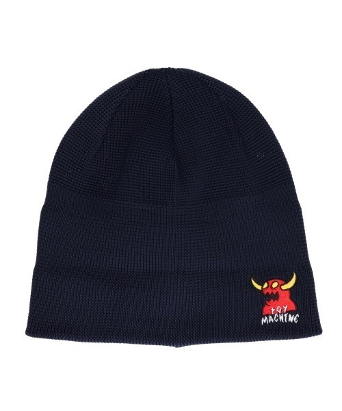 TOY MACHINE(トイ マシーン)の「TOY MACHINE/トイマシーン ビーニー ダブル 2WAY POLYESTER 241045004(ニットキャップ/ビーニー・メンズ・ブラック/オレンジ/ネイビー・FREE)」の2枚目の写真