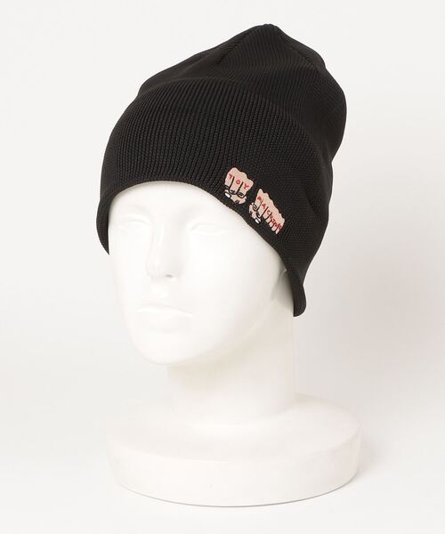 TOY MACHINE(トイ マシーン)の「TOY MACHINE/トイマシーン ビーニー ダブル 2WAY POLYESTER 241045004(ニットキャップ/ビーニー・メンズ・ブラック/オレンジ/ネイビー・FREE)」の10枚目の写真