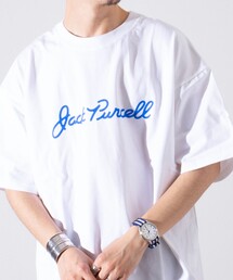 JACK PURCELL | 【CONVERSE JACK PURCELL/コンバース ジャックパーセル】プリントTシャツ バックプリント ロゴ刺繍(Tシャツ/カットソー)