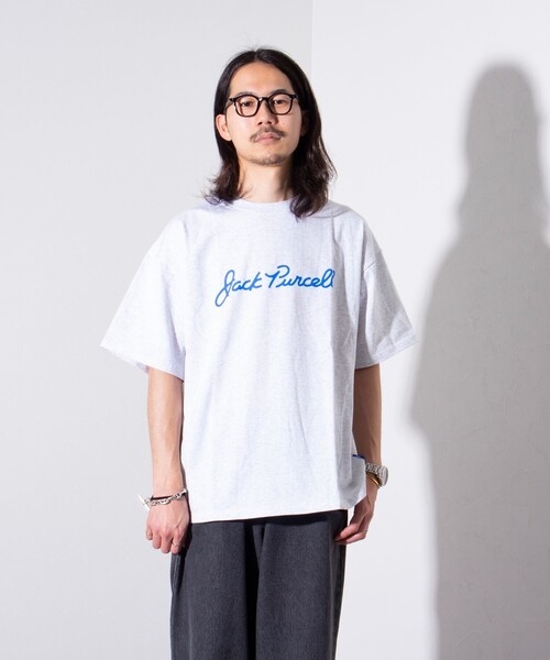JACK PURCELL(ジャックパーセル)の「【CONVERSE JACK PURCELL/コンバース ジャックパーセル】プリントTシャツ バックプリント ロゴ刺繍(Tシャツ/カットソー・メンズ・ホワイト系その他3/グレー系その他3/グレー系その他2/ホワイト系その他/グレー系その他/ブラック系その他2/ホワイト系その他2/ブラック系その他/ブラック系その他3・M/L/S)」の9枚目の写真