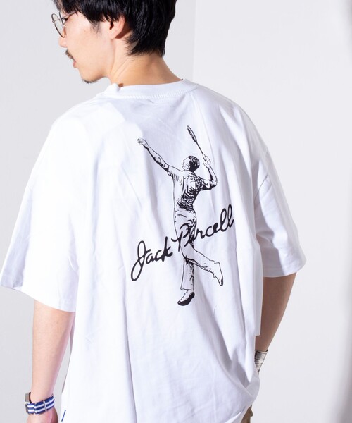 JACK PURCELL(ジャックパーセル)の「【CONVERSE JACK PURCELL/コンバース ジャックパーセル】プリントTシャツ バックプリント ロゴ刺繍(Tシャツ/カットソー・メンズ・ホワイト系その他3/グレー系その他3/グレー系その他2/ホワイト系その他/グレー系その他/ブラック系その他2/ホワイト系その他2/ブラック系その他/ブラック系その他3・M/L/S)」の21枚目の写真