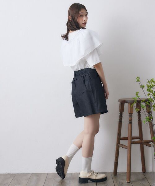 RETRO GIRL(レトロガール)の「ビスチェSETTEE(Tシャツ/カットソー・レディース・オフホワイト/ナチュラル/チャコールグレー・FREE)」の21枚目の写真