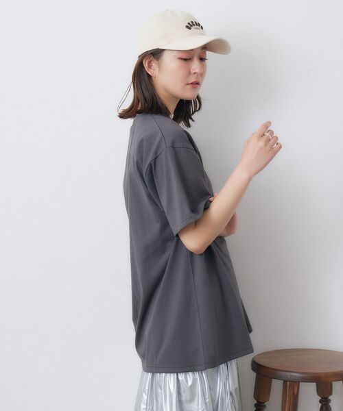 RETRO GIRL(レトロガール)の「ビスチェSETTEE(Tシャツ/カットソー・レディース・オフホワイト/ナチュラル/チャコールグレー・FREE)」の10枚目の写真