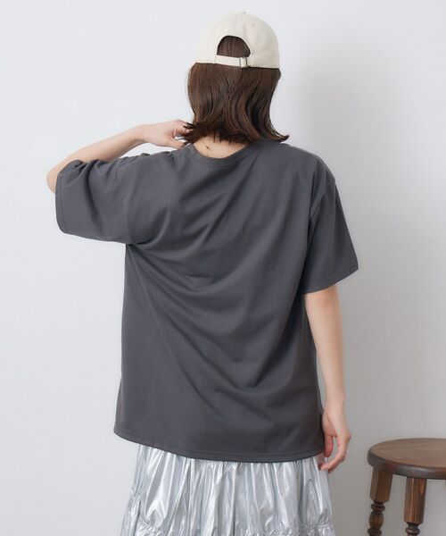 RETRO GIRL(レトロガール)の「ビスチェSETTEE(Tシャツ/カットソー・レディース・オフホワイト/ナチュラル/チャコールグレー・FREE)」の12枚目の写真