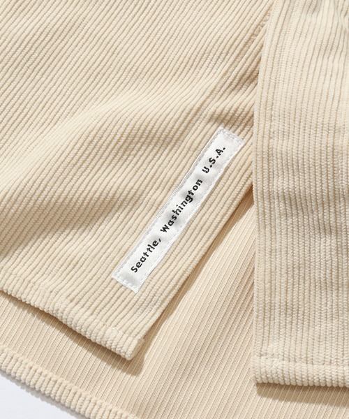 GERRY（ジェリー）の「【GERRY/ジェリー】ワンポイントロゴ ロングスリーブ コーデュロイシャツ（シャツ/ブラウス・メンズ・アイボリー/ネイビー/ブラウン/ダークグレー/マルチ/ワイン・LL/L/M）」の11枚目の写真