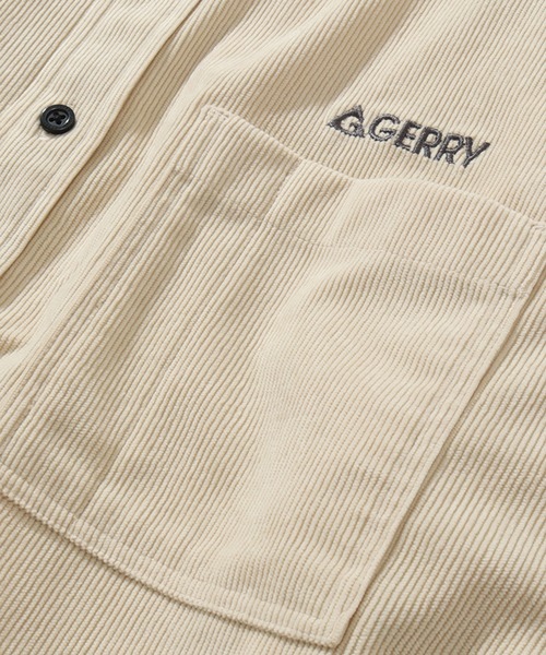 GERRY（ジェリー）の「【GERRY/ジェリー】ワンポイントロゴ ロングスリーブ コーデュロイシャツ（シャツ/ブラウス・メンズ・アイボリー/ネイビー/ブラウン/ダークグレー/マルチ/ワイン・LL/L/M）」の13枚目の写真