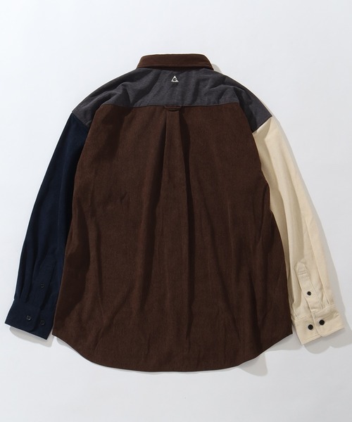 GERRY（ジェリー）の「【GERRY/ジェリー】ワンポイントロゴ ロングスリーブ コーデュロイシャツ（シャツ/ブラウス・メンズ・アイボリー/ネイビー/ブラウン/ダークグレー/マルチ/ワイン・LL/L/M）」の15枚目の写真