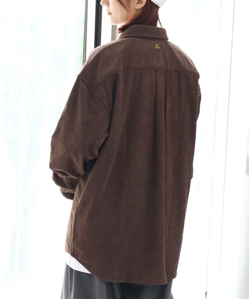 GERRY(ジェリー)の「【GERRY/ジェリー】ワンポイントロゴ ロングスリーブ コーデュロイシャツ(シャツ/ブラウス・メンズ・アイボリー/ネイビー/ブラウン/ダークグレー/マルチ/ワイン・LL/L/M)」の13枚目の写真